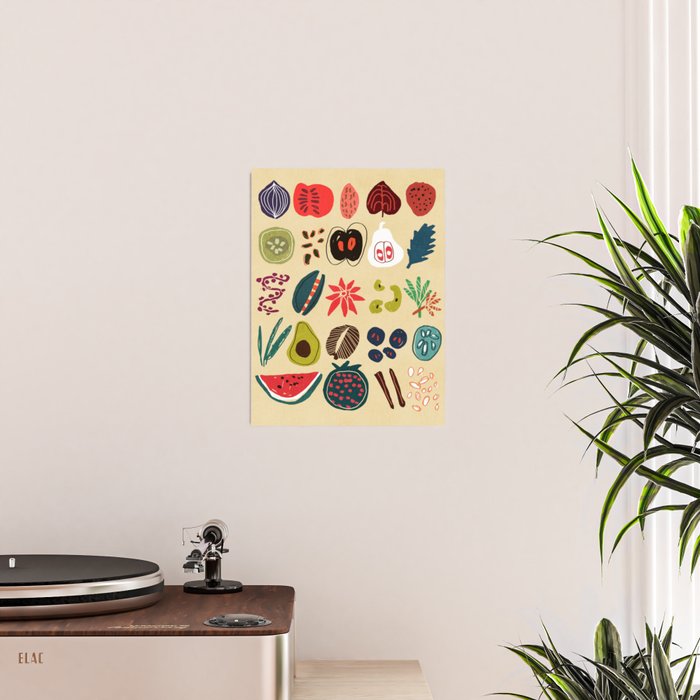 Fruit and Spice Rack Poster Gallery Image 2