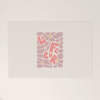 La Fleur French Flower Welcome Mat Gallery Image 1