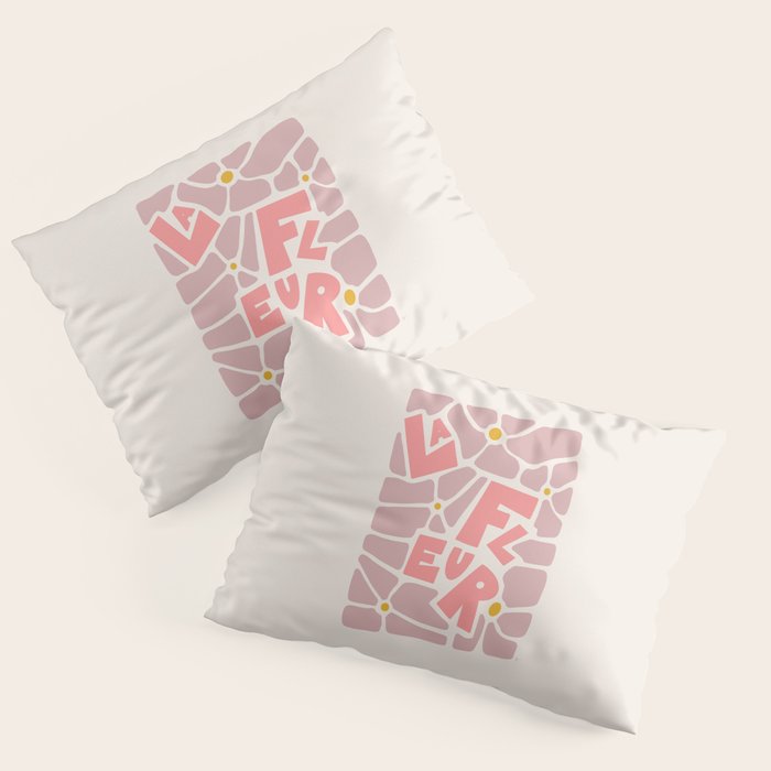 La Fleur French Flower Pillow Sham Gallery Image 3