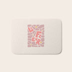 La Fleur French Flower Bath Mat Gallery Image 1