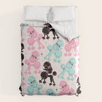 Poodlerama Retro Poodles Comforter Gallery Image 6