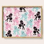 Poodlerama Retro Poodles Serving Tray Gallery Image 1