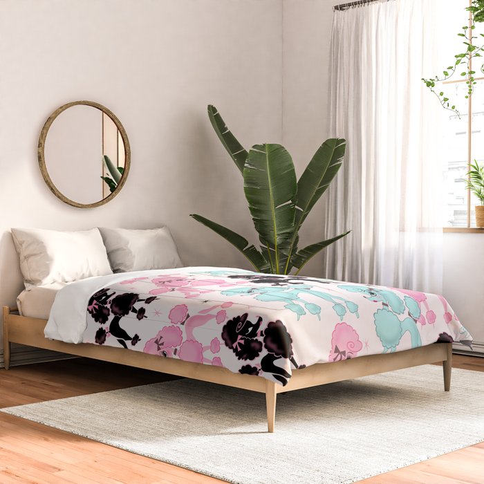 Poodlerama Retro Poodles Comforter Gallery Image 2