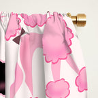 Poodlerama Retro Poodles Window Curtain Gallery Image 2