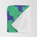  Ocean Crinkle Houndstooth Throw Blanket Gallery Image 3