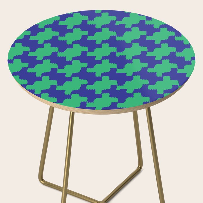  Ocean Crinkle Houndstooth Side Table Gallery Image 2