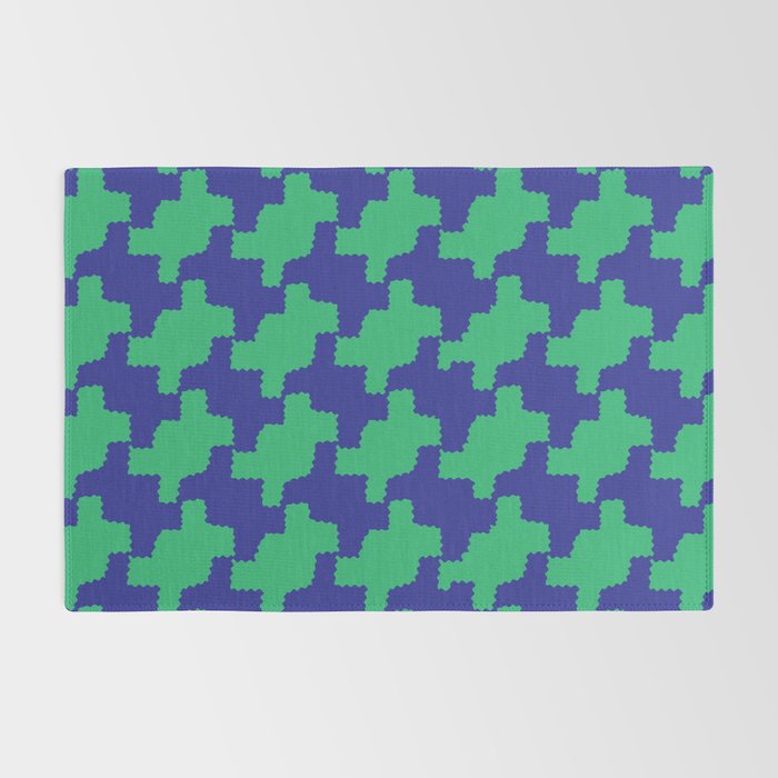  Ocean Crinkle Houndstooth Rug Gallery Image 2