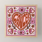 Cancer Zodiac Heart Mini Art Print Gallery Image 1