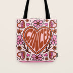 Cancer Zodiac Heart Tote Bag Gallery Image 1