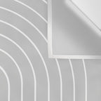 Minimal Arch XLVI Light Grey Modern Geometric Lines Wall Tapestry Gallery Image 3