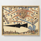 1561 Celestial Phenomenon over Nuremberg Serving Tray Gallery Image 1