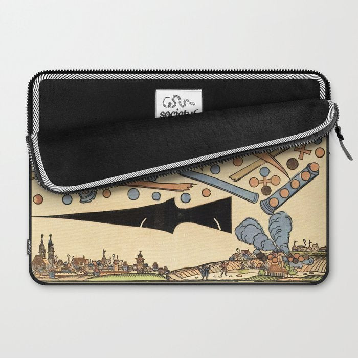 1561 Celestial Phenomenon over Nuremberg Laptop Sleeve Gallery Image 2