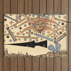1561 Celestial Phenomenon over Nuremberg Outdoor Rug Gallery Image 1