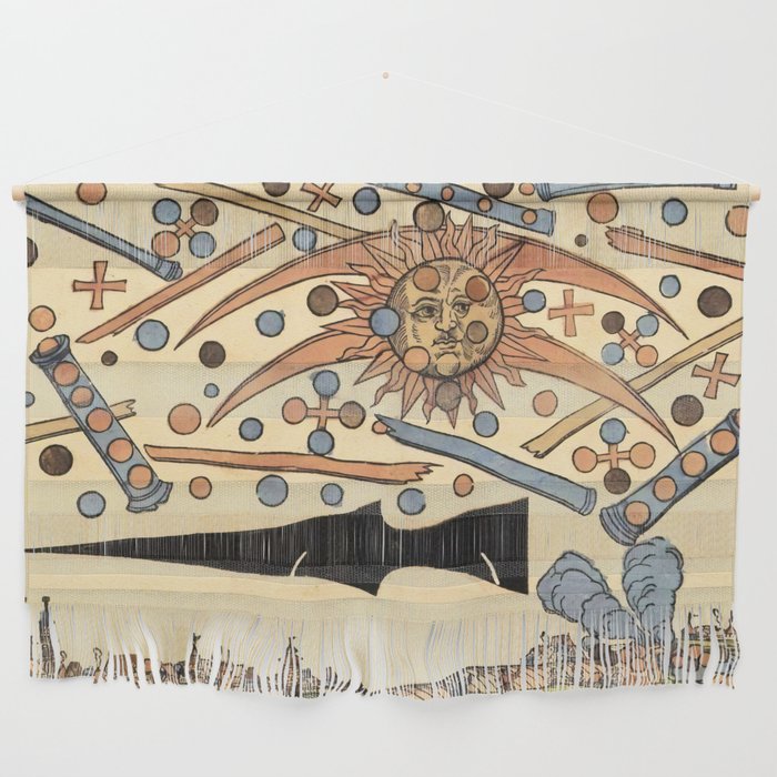 1561 Celestial Phenomenon over Nuremberg Wall Hanging