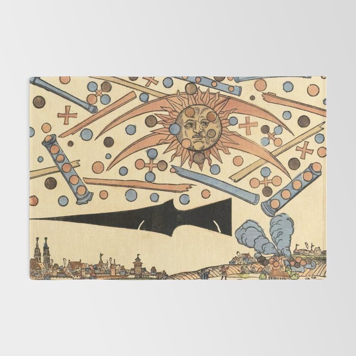 1561 Celestial Phenomenon over Nuremberg Rug Gallery Image 2