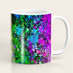 Black Rainbow Color Splatter Coffee Mug Gallery Image 1