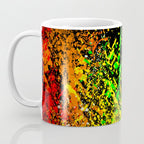 Black Rainbow Color Splatter Coffee Mug Gallery Image 3