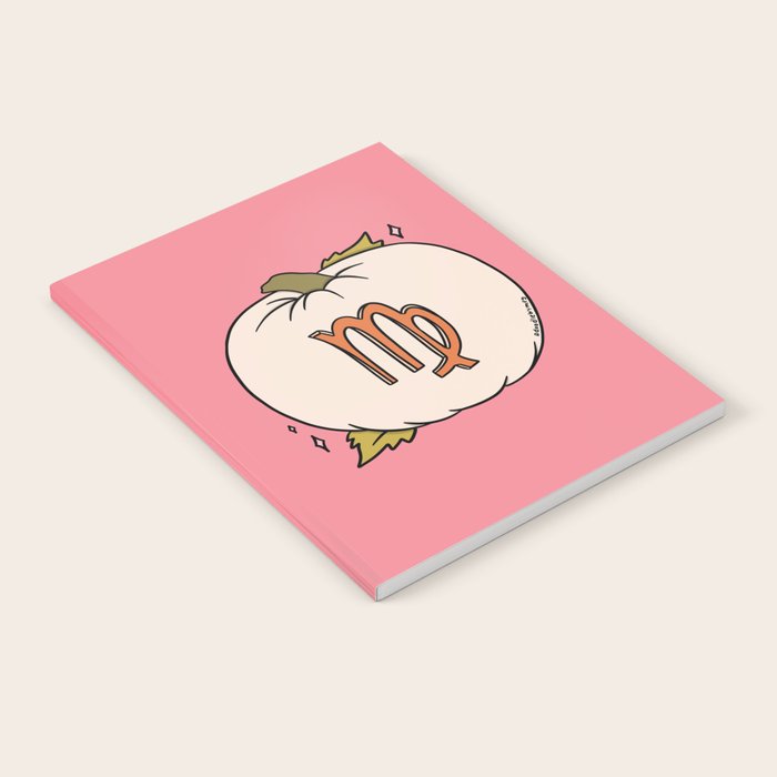 Virgo Pumpkin Notebook Gallery Image 1
