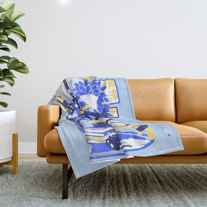Working From Home Throw Blanket Gallery Image 1