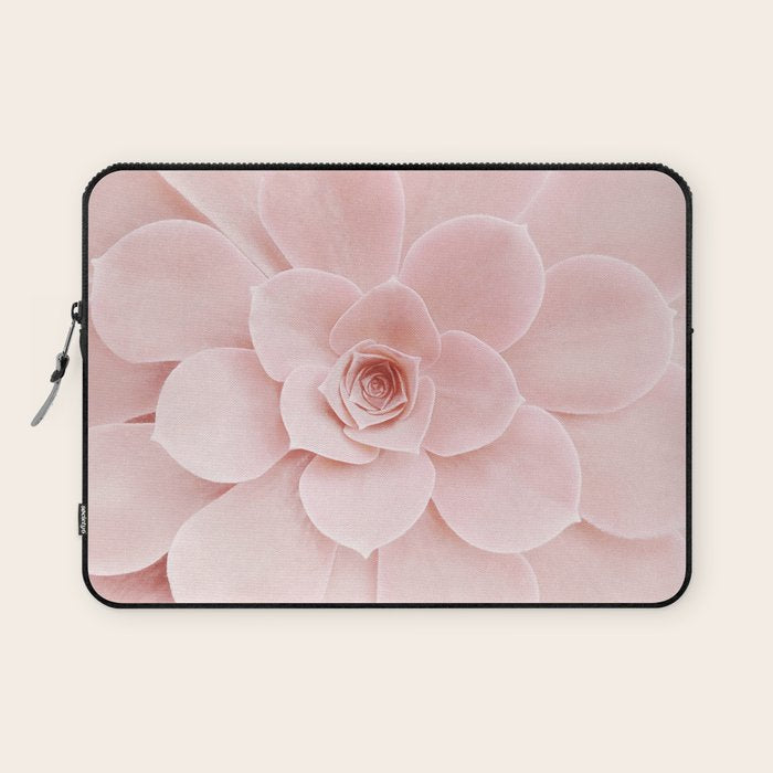 Blush Succulent Laptop Sleeve Gallery Image 1