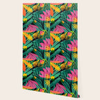 Wild Tropics Colorful Abstract Pattern Wallpaper Gallery Image 2