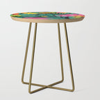 Wild Tropics Colorful Abstract Pattern Side Table Gallery Image 1