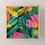 Wild Tropics Colorful Abstract Pattern Mini Art Print Gallery Image 1