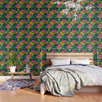 Wild Tropics Colorful Abstract Pattern Wallpaper Gallery Image 3