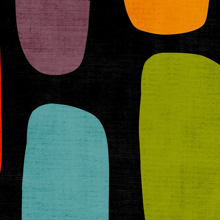 Black & Colorful Shapes Modern II Coffee Mug Gallery Image 2