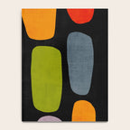 Black & Colorful Shapes Modern II Notebook Gallery Image 4