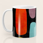 Black & Colorful Shapes Modern II Coffee Mug Gallery Image 3