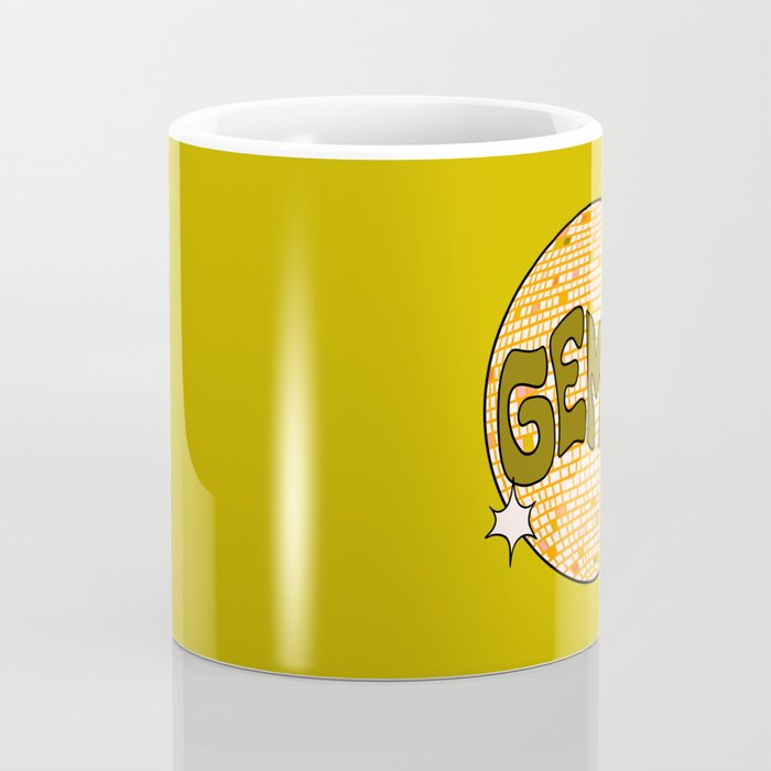 Gemini Disco Ball Coffee Mug Gallery Image 4