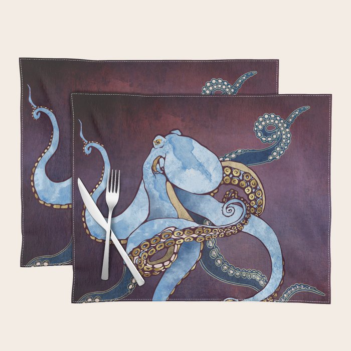 Metallic Octopus III Placemat Gallery Image 1