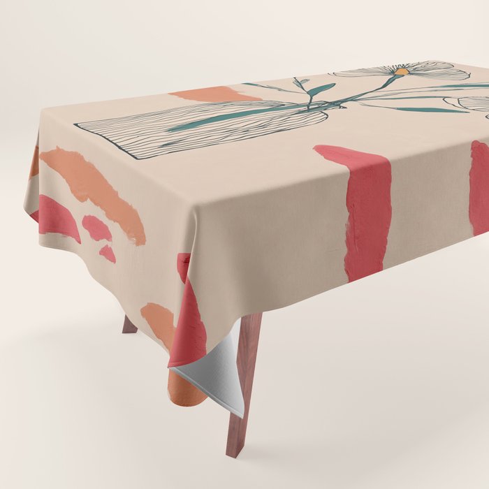 Petals in the Afternoon Sky Tablecloth Gallery Image 1
