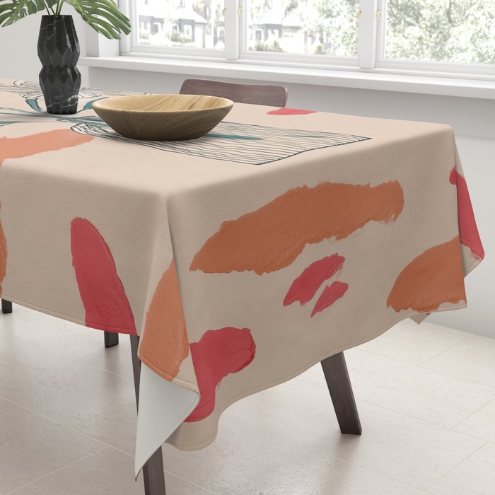 Petals in the Afternoon Sky Tablecloth Gallery Image 3