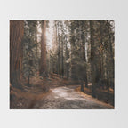 Walking Sequoia 4 Throw Blanket Gallery Image 2