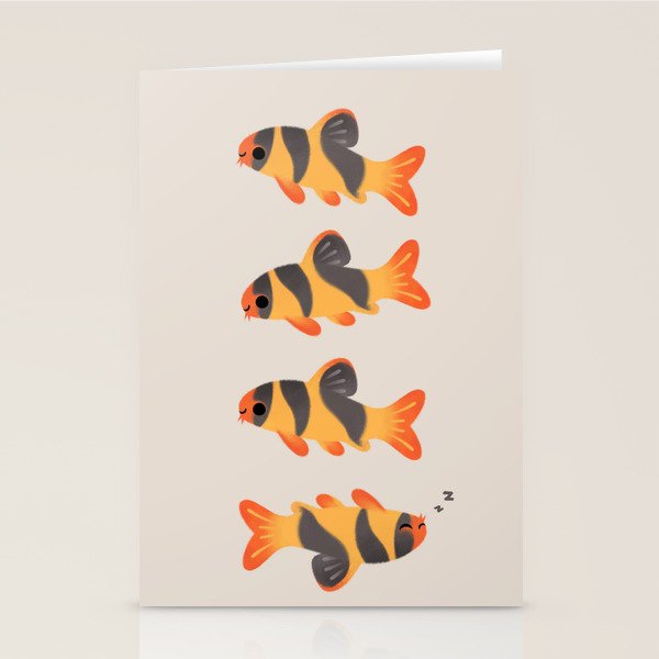 Clown loach Stationery Card Gallery Image 1