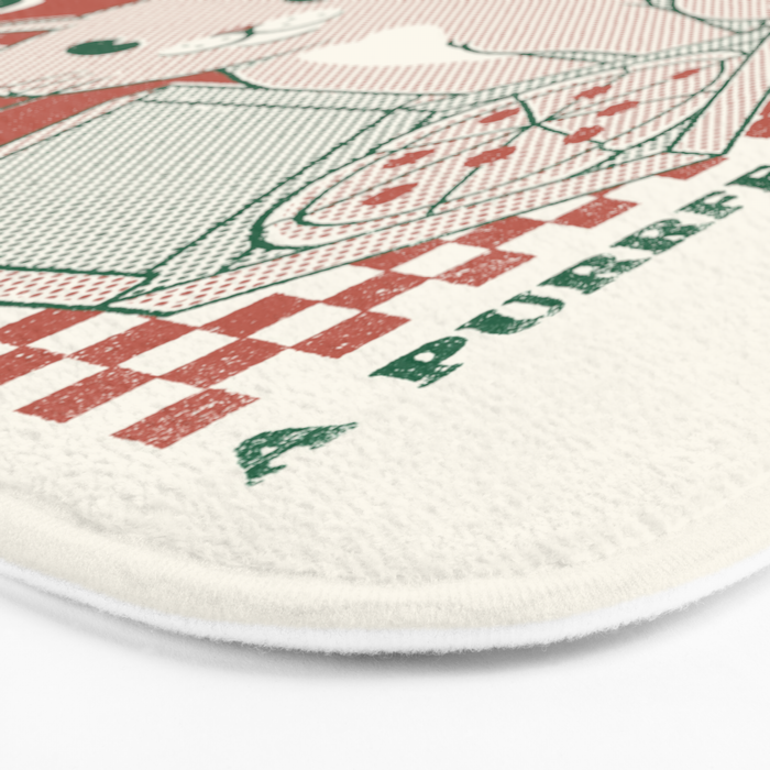 Cats and Pizza Bath Mat Gallery Image 3