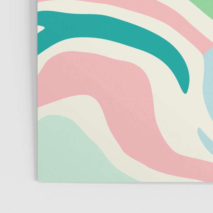 Colorful abstract line stripe art pattern Poster Gallery Image 3
