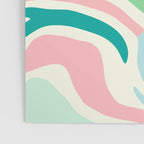 Colorful abstract line stripe art pattern Poster Gallery Image 3