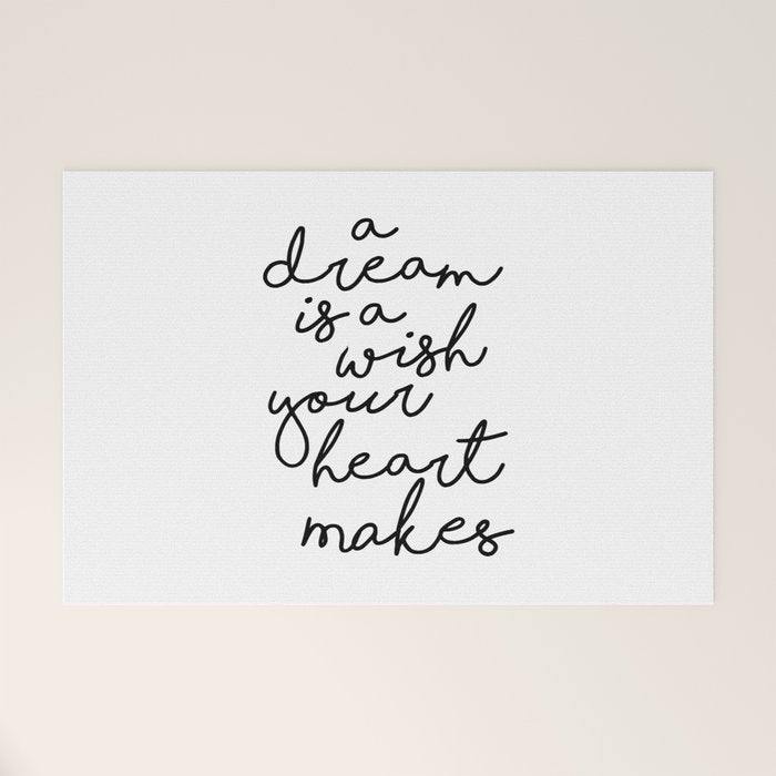 A Dream Is A Wish Your Heart Makes Welcome Mat Gallery Image 1