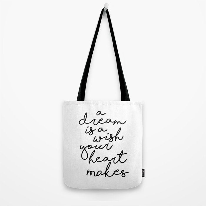 A Dream Is A Wish Your Heart Makes Tote Bag Gallery Image 2