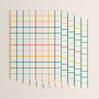 Simple Check - primary Wrapping Paper Gallery Image 3