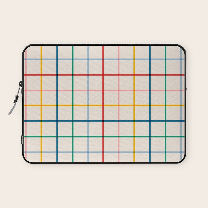 Simple Check - primary Laptop Sleeve Gallery Image 1