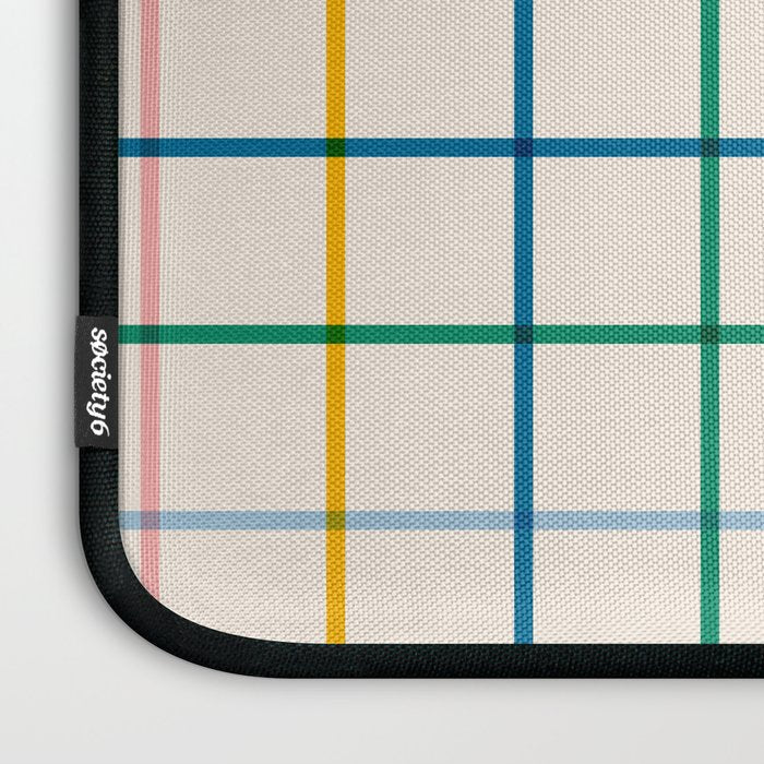 Simple Check - primary Laptop Sleeve Gallery Image 3