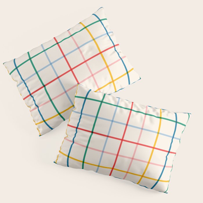 Simple Check - primary Pillow Sham Gallery Image 1