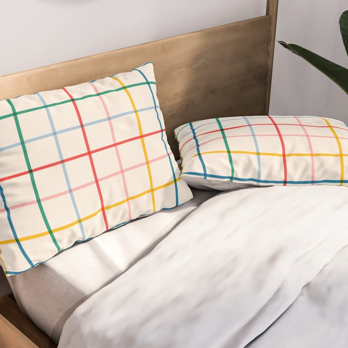 Simple Check - primary Pillow Sham Gallery Image 2