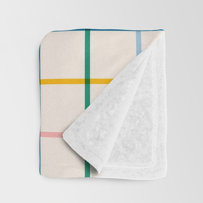 Simple Check - primary Throw Blanket Gallery Image 3