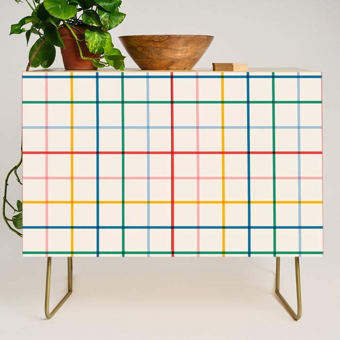 Simple Check - primary Credenza Gallery Image 1