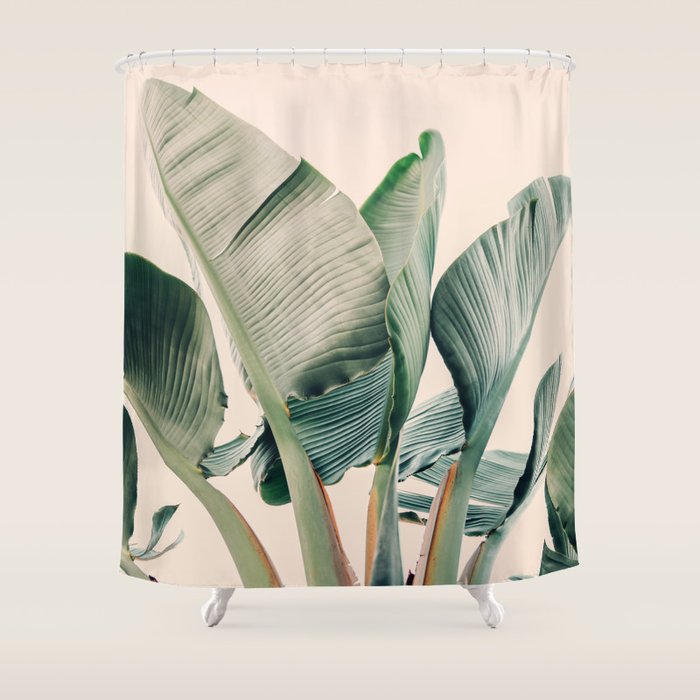 Around The Bend #1 - Modern Tropical Photograph Shower Curtain Gallery Image 1